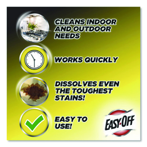 EASY-OFF Heavy Duty Cleaner Degreaser, 32 oz Spray Bottle, 6/Carton (99624)