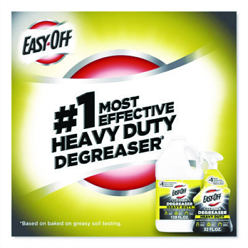 EASY-OFF Heavy Duty Cleaner Degreaser, 32 oz Spray Bottle, 6/Carton (99624)