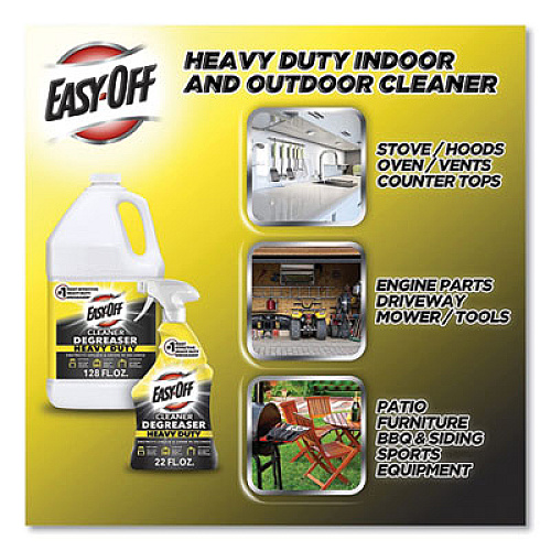EASY-OFF Heavy Duty Cleaner Degreaser, 32 oz Spray Bottle (99624EA)
