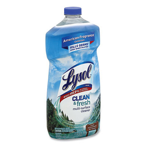 LYSOL Brand Clean and Fresh Multi-Surface Cleaner, Cool Adirondack Air, 40 oz Bottle (78630CT)