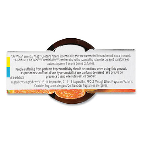 Air Wick Essential Mist Refill, Mandarin Orange, 0.67 oz Bottle (98551EA)