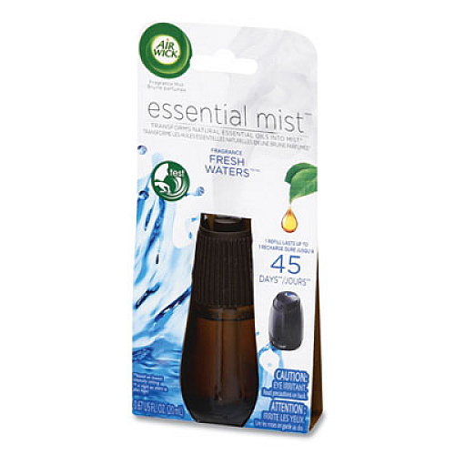 Air Wick Essential Mist Refill, Fresh Water Breeze, 0.67 oz Bottle, 6/Carton (98554)