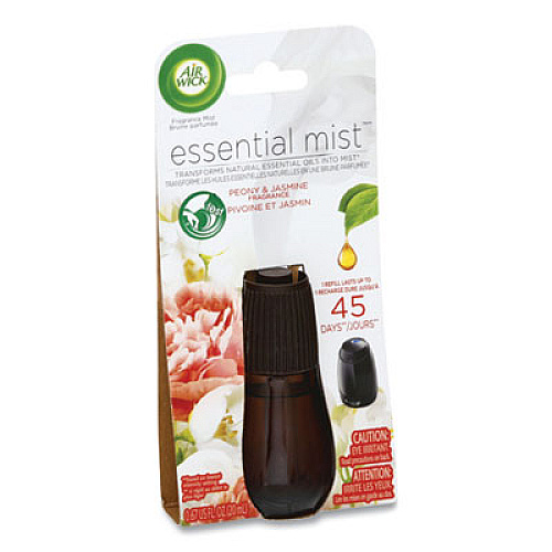 Air Wick Essential Mist Refill, Peony and Jasmine, 0.67 oz Bottle (98555EA)