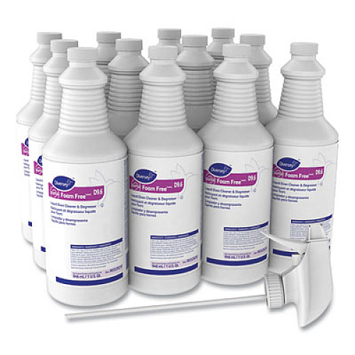 Diversey Suma Foam Free D9.6 Liquid Oven Cleaner and Degreaser, 32 oz Bottle, 12/Carton (903529270)