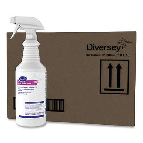 Diversey Suma Foam Free D9.6 Liquid Oven Cleaner and Degreaser, 32 oz Bottle, 12/Carton (903529270)