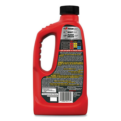 Drano Max Gel Clog Remover, 32 oz Bottle, 12/Carton (694768)