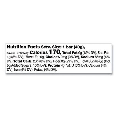 THIS BAR SAVES LIVES Snackbars, Madagascar Vanilla and Almond and Honey, 1.4 oz, 12/Box, 6 Box/Carton (00444CT)