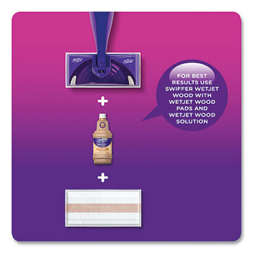 Swiffer WetJet System Cleaning-Solution Refill, Citrus Scent, 1.25 L Bottle, 4/Carton (77812)