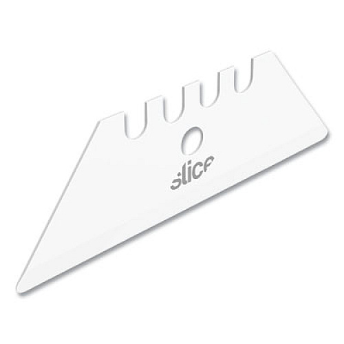 slice Safety Utility Knife Blades, Rounded Tip, Ceramic Zirconium Oxide, 2/Pack (10524)