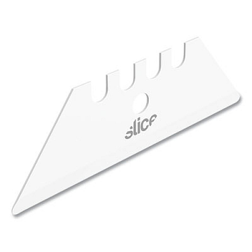 slice Safety Utility Knife Blades, Rounded Tip, Ceramic Zirconium Oxide, 2/Pack (10524)