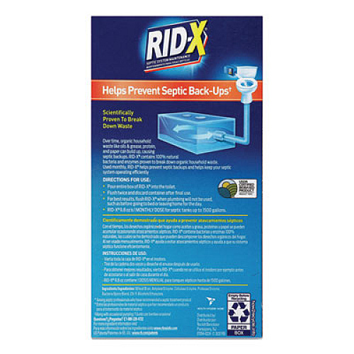 RID-X Septic System Treatment Concentrated Powder, 9.8 oz (80306EA)