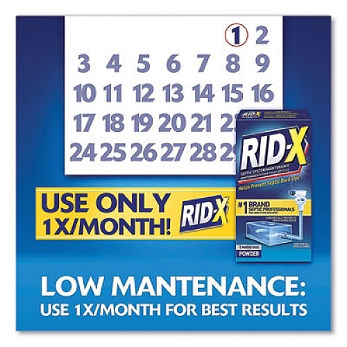 RID-X Septic System Treatment Concentrated Powder, 9.8 oz (80306EA)