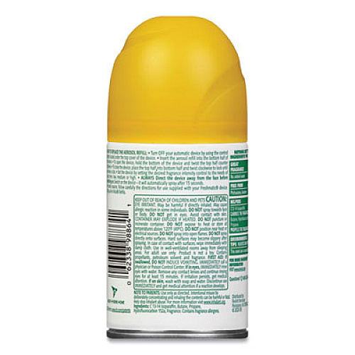 Air Wick Freshmatic Ultra Automatic Pure Refill, Sparkling Citrus, 5.89 oz Aerosol Spray, 6/Carton (98864)