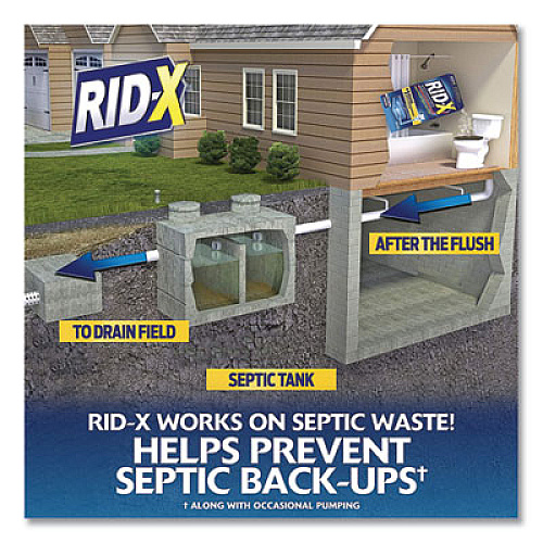 RID-X Septic System Treatment Concentrated Powder, 19.6 oz (80307EA)