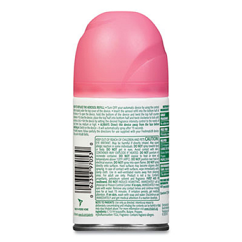 Air Wick Freshmatic Ultra Automatic Pure Refill, Tropical Flowers, 5.89 oz Aerosol Spray, 6/Carton (97053)