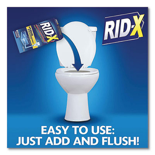 RID-X Septic System Treatment Concentrated Powder, 19.6 oz, 6/Carton (80307)