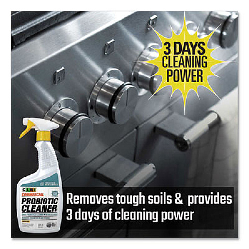 CLR PRO Commercial Probiotic Cleaner, Lemon Scent, 32 oz Spray Bottle, 6/Carton (FMCPC326PRO)