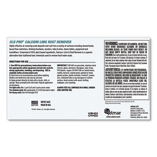 CLR PRO Calcium, Lime and Rust Remover, 1 gal Bottle, 4/Carton (CL4PRO)
