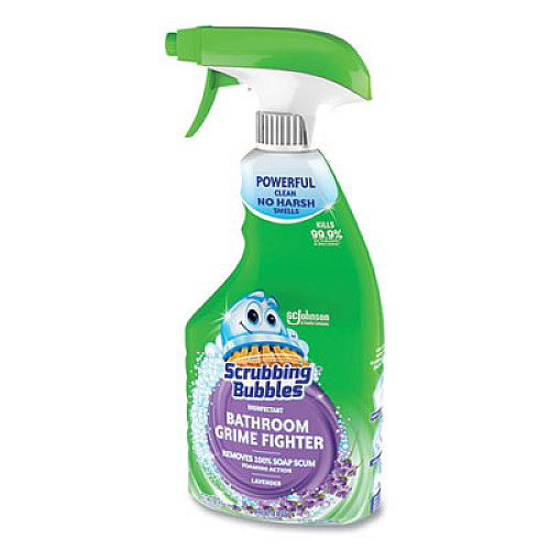 Scrubbing Bubbles Bathroom Grime Fighter, Lavender Scent, 32 oz Spray Bottle (306371EA)