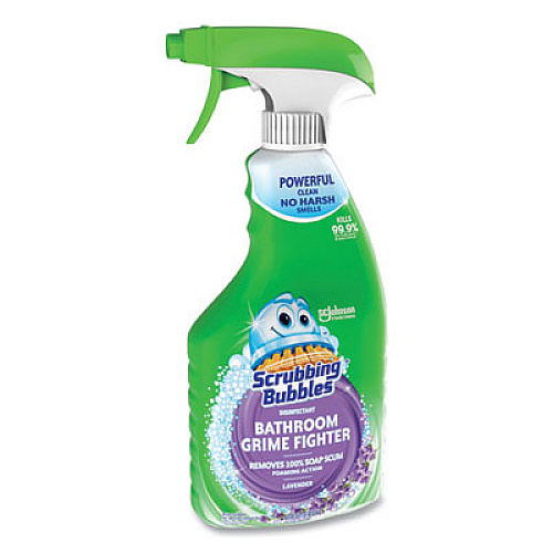 Scrubbing Bubbles Bathroom Grime Fighter, Lavender Scent, 32 oz Spray Bottle (306371EA)