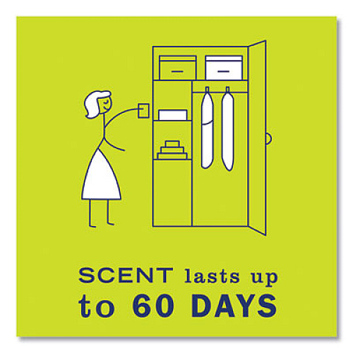 Mrs. Meyer's Clean Day Scent Sachets, Lemon Verbena, 0.05 lbs Sachet, 18/Carton (308114)