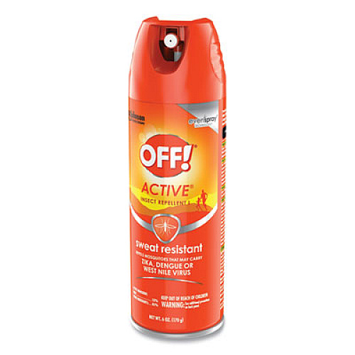 OFF! ACTIVE Insect Repellent, 6 oz Aerosol, 12/Carton (333243)