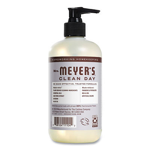 Mrs. Meyer's Clean Day Liquid Hand Soap, Lavender Scent, 12.5 oz, 6/Carton (651311)
