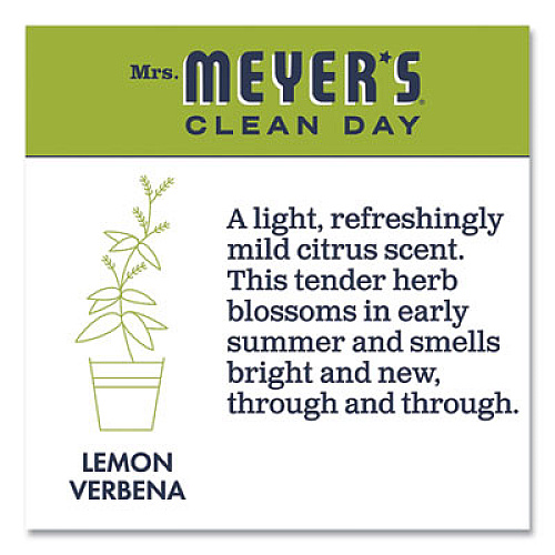 Mrs. Meyer's Clean Day Liquid Hand Soap, Lemon, 33 oz, 6/Carton (651327)