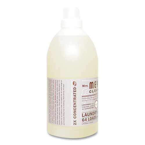 Mrs. Meyer's Liquid Laundry Detergent, Lavender Scent, 64 oz Bottle (369504EA)