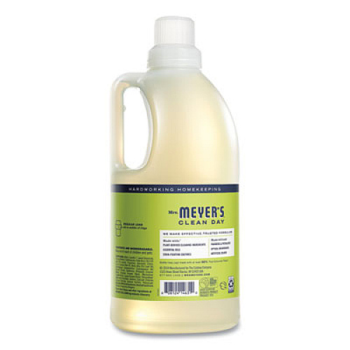 Mrs. Meyer's Liquid Laundry Detergent, Lemon Verbena Scent, 64 oz Bottle (375577EA)