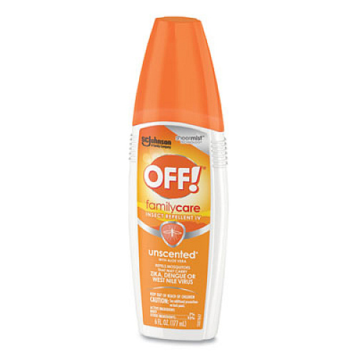 OFF! FamilyCare Unscented Spray Insect Repellent, 6 oz Spray Bottle, 12/Carton (331348)