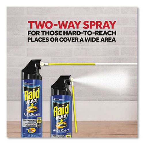 Raid Ant/Roach Killer, 14.5 oz, Aerosol Can, Outdoor Fresh (655571EA)