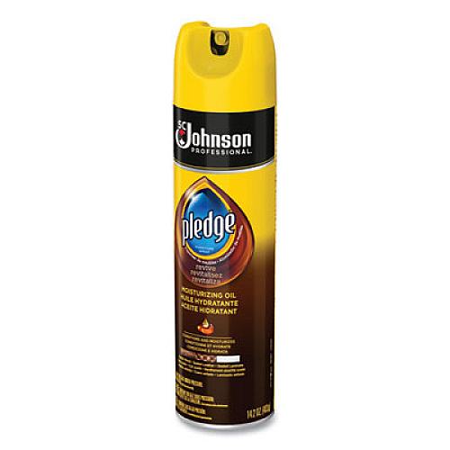 Pledge Furniture Polish, Revive Moisturizing Oil, 14.2 oz Can, 6/Carton (697264)