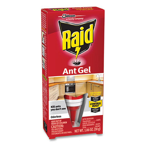 Raid Ant Gel, 1.06 oz, Tube, 8/Carton (697326)