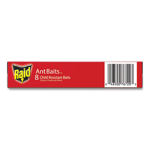 Raid ANT BAITS, 0.24 OZ, 8/BOX, 12 BOXES/CARTON (697329CT)
