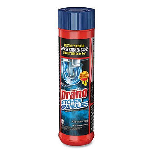 Drano Kitchen Granules, Odorless Scent, Canister, 1each (699028EA)