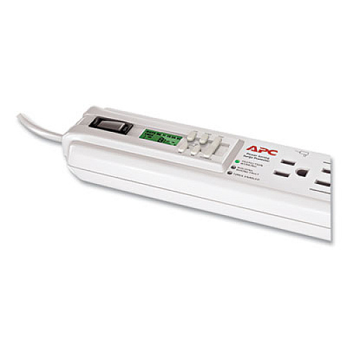 APC SurgeArrest Surge Protector, 6 Outlets, 3 ft, 1020 Joules, White (P6GC)