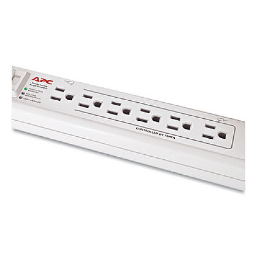 APC SurgeArrest Surge Protector, 6 Outlets, 3 ft, 1020 Joules, White (P6GC)