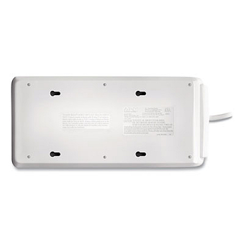 APC Home/Office SurgeArrest Protector, 8 Outlets, 6 ft Cord, 2030 Joules, White (P8GT)