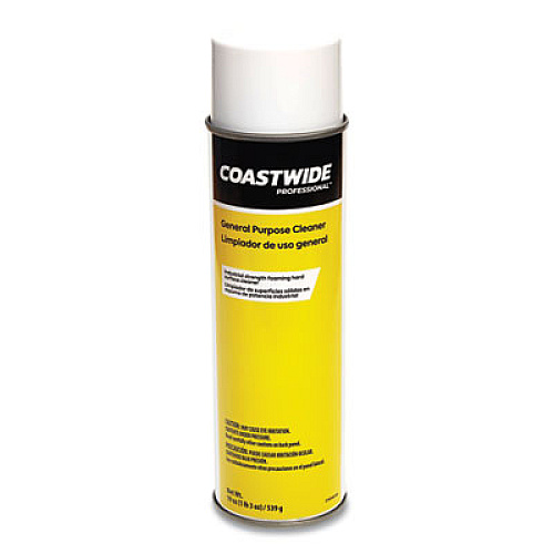 Coastwide Professional General Purpose Cleaner, Fresh and Clean Scent, 19 oz Aerosol Spray, 6/Carton (58495A50871)