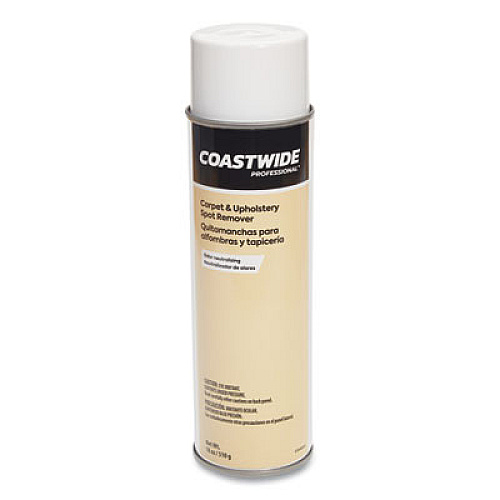Coastwide Professional Carpet and Upholstery Spot Remover, Fresh Linen Scent, 18 oz Aerosol Spray, 6/Carton (58510A50878)