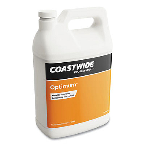 Coastwide Professional Optimum Floor Finish, Unscented, 3.78 L, 4/Carton (568001A)