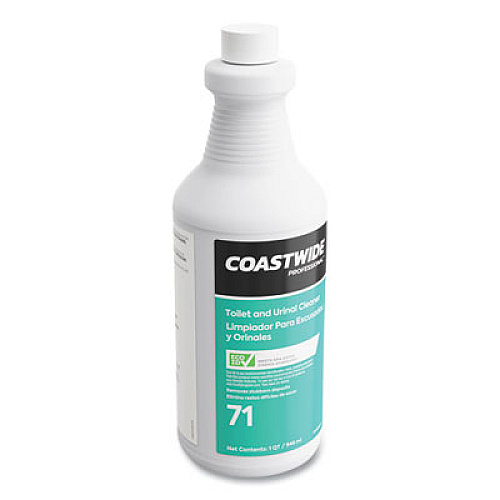Coastwide Professional Multi-Purpose Washroom Toilet Cleaner 71, 1 qt, 6/Carton (710032A)