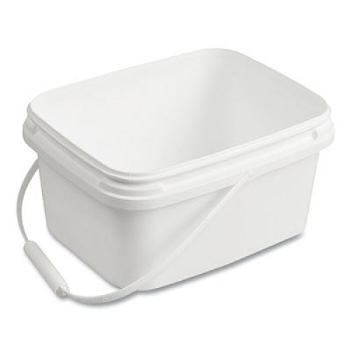 Diversey Polypropylene Dry Wipe Charging Bucket, 24 x 14 x 14, White, 12/Box (D1229387)