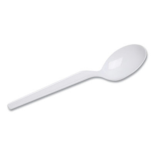 Dixie Individually Wrapped Mediumweight Polystyrene Cutlery, Soup Spoon, White, 1,000/Carton (SM23C7)
