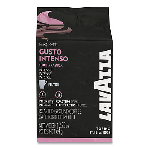 Lavazza Expert Gusto Intenso Fraction Packs, Intensity 8, 2.25 oz, 30/Carton (2798)