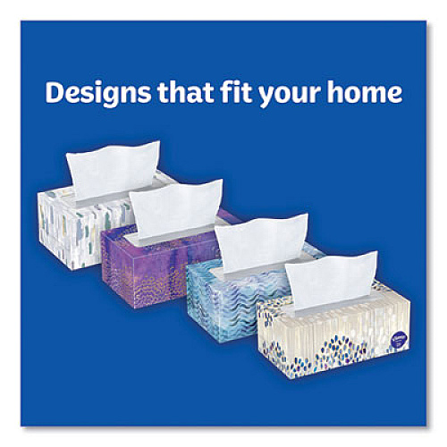 Kleenex Ultra Soft Facial Tissue, 3-Ply, White, 8.2 x 8.4, 110 Sheets/Box, 6 Boxes/Pack (51759)