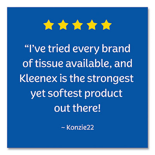 Kleenex Ultra Soft Facial Tissue, 3-Ply, White, 8.2 x 8.4, 110 Sheets/Box, 6 Boxes/Pack (51759)