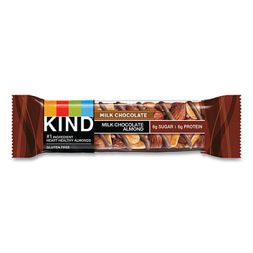 KIND Milk Chocolate Bars, Milk Chocolate Almond, 1.4 oz Bar, 12/Box (28351)