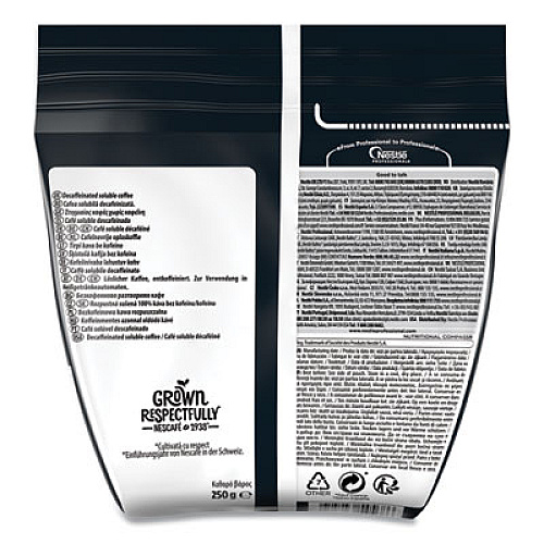 Nescaf Milano Decaffeinated Blend Coffee, Arabica and Robusta Blend, 8.82 oz Bag (86213)